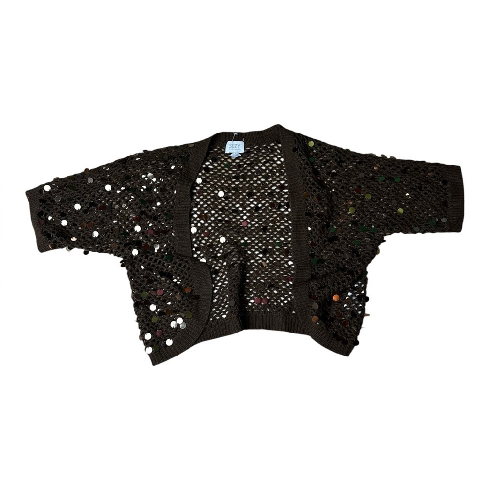 Y2K Suzy Sheer crop cardigan, medium - Picture 2 of 5
